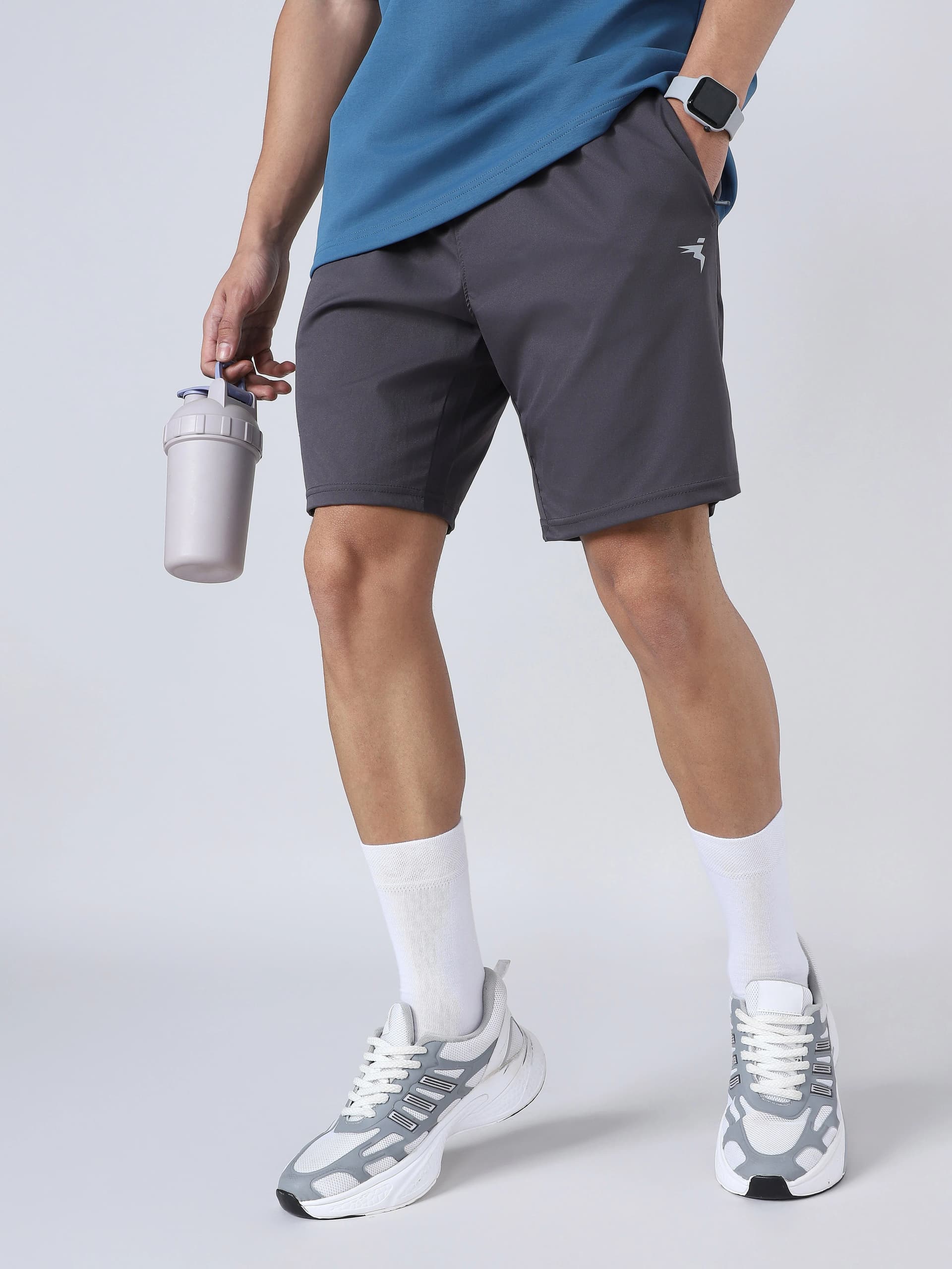 Men's 7-Inch Training Short — Woodland Grey