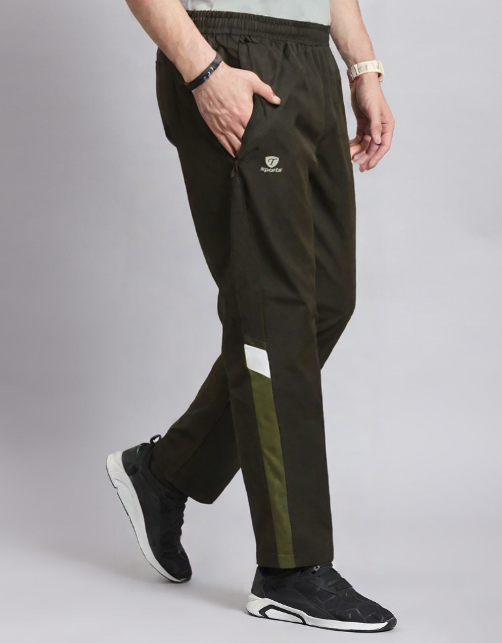 Men’s Dark Green Trackpant