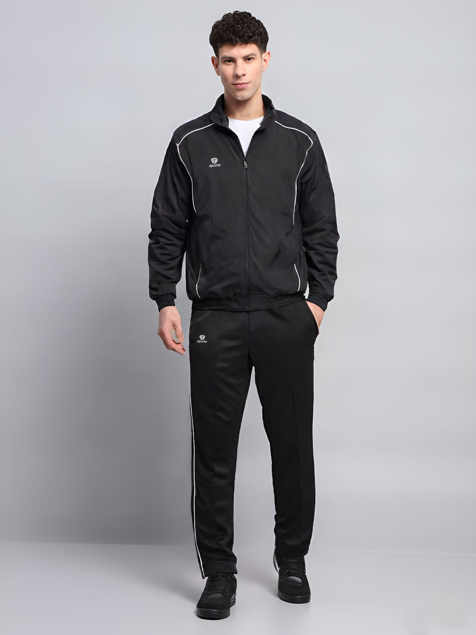 Premium Black Tracksuit Upper